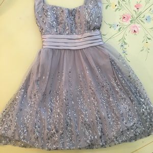 silver party dress 🪐🤍
